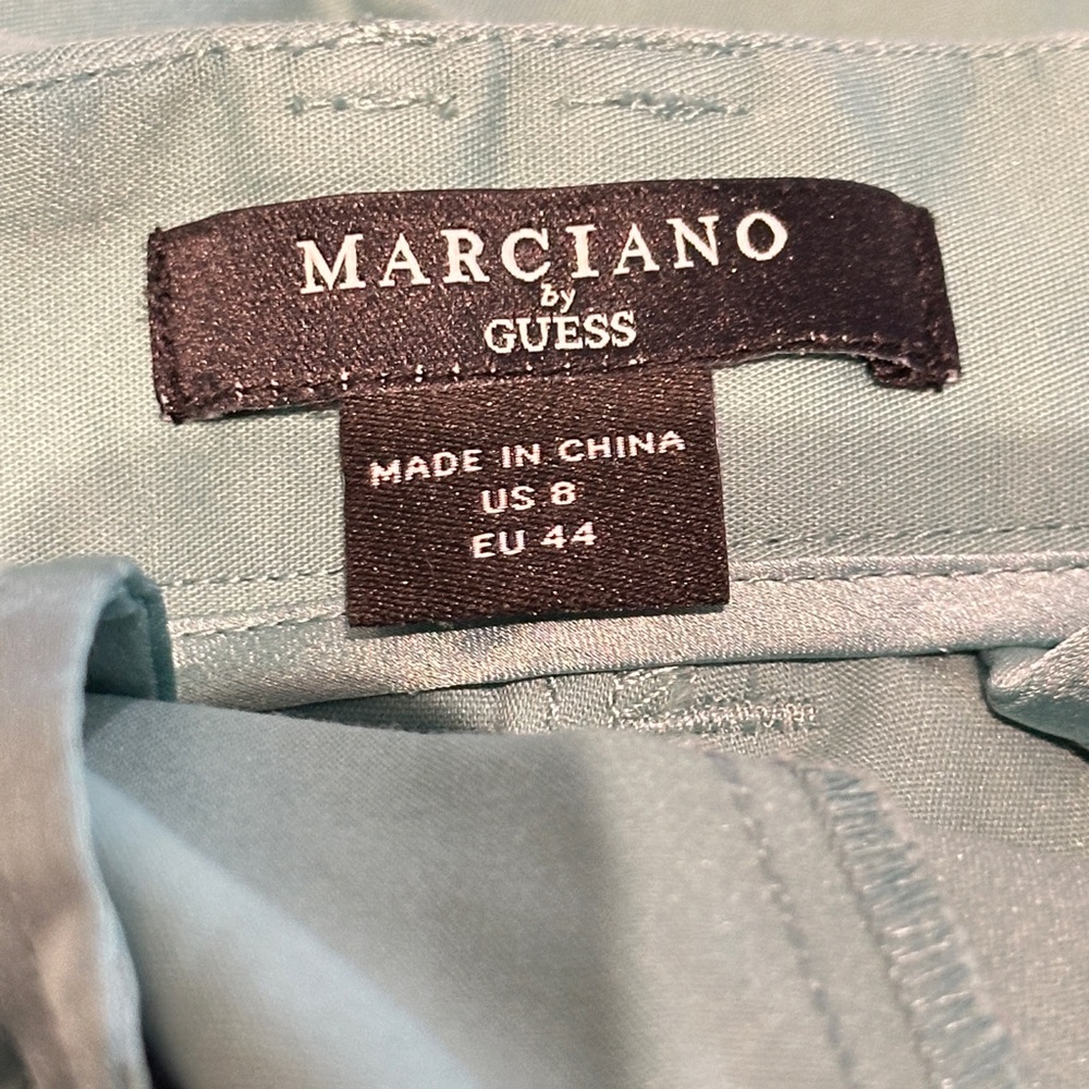 Marciano by Guess Aqua Blue Slim Dress Pants – Size 8 (EU 44) - Picture 13 of 15